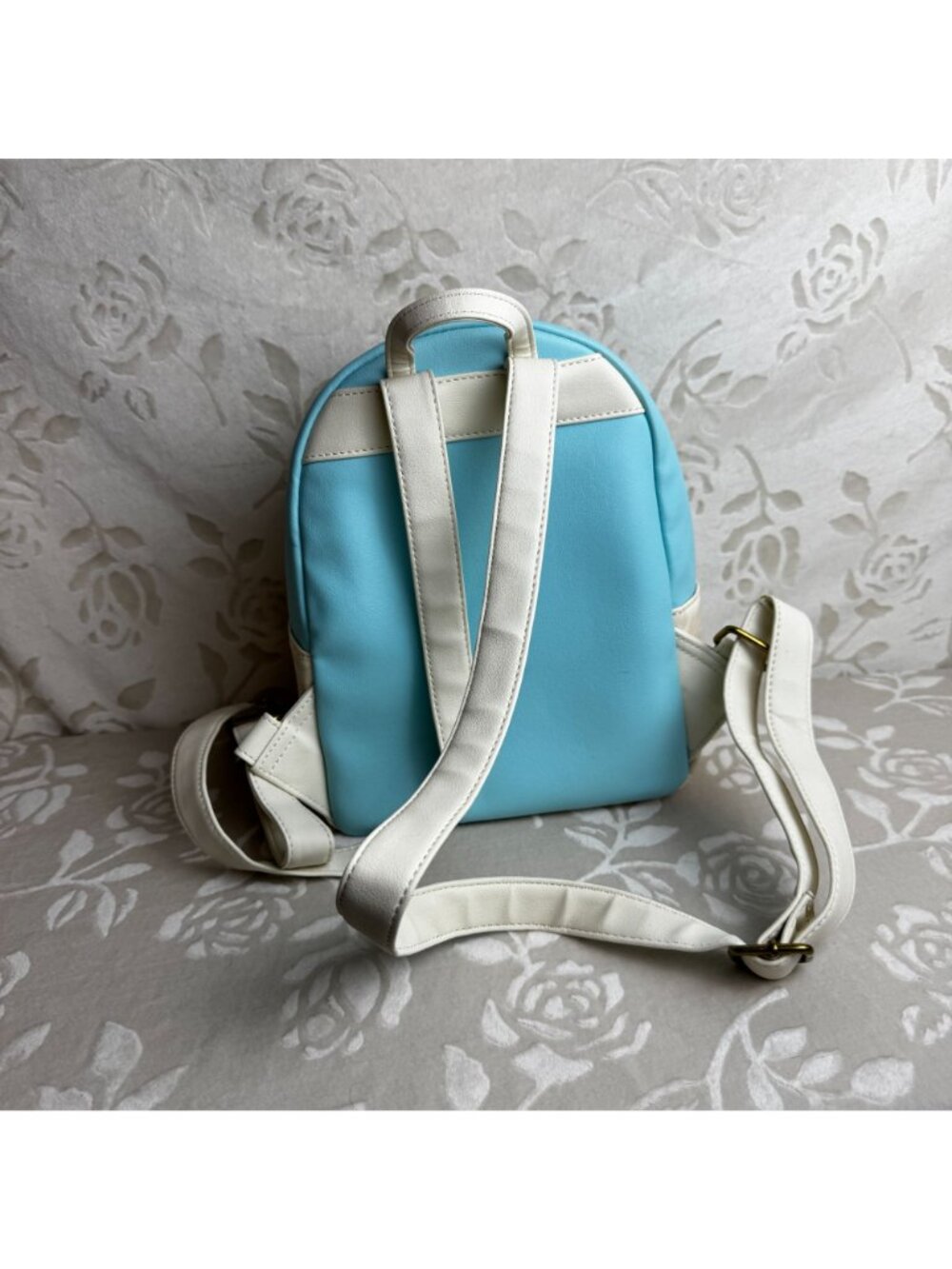 Disney Loungefly Lilo & Stitch Mini Backpack With Tropical Hammock Design - Picture 4 of 7